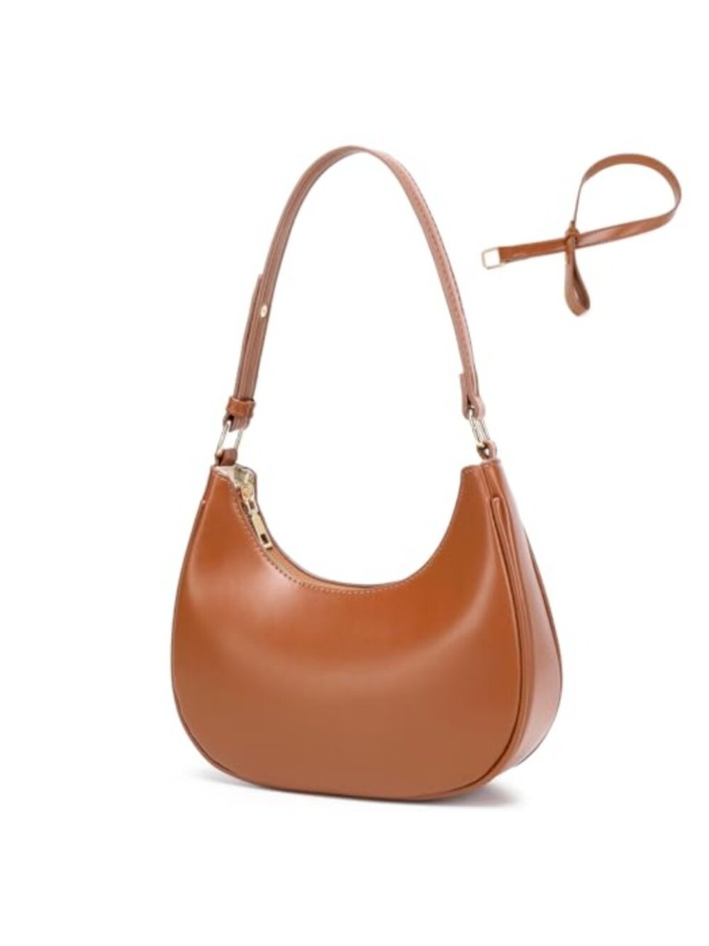 Women's Small Shoulder Bag Faux Leather Y2K Purse Crossbody Handbag